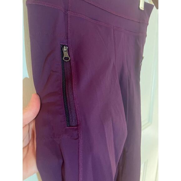 Lululemon Inspire Tight II (Brushed) Darkest Magenta Sz. 4 - Picture 2 of 6